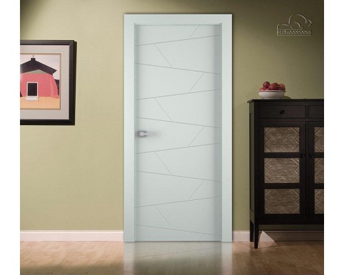 Дверь Belwooddoors Межкомнатная дверь Svea глухая Эмаль светло-серый