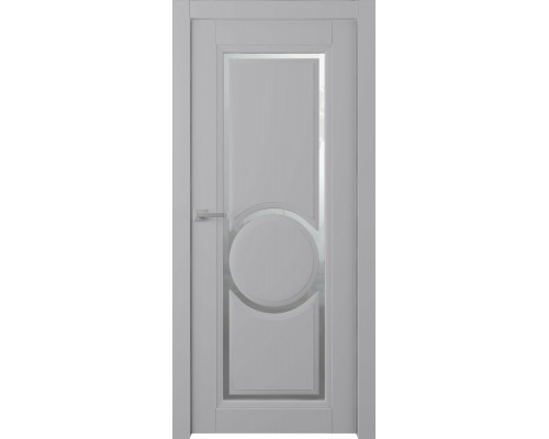 Дверь Belwooddoors Межкомнатная дверь Аурум 3R со стеклом Эмаль графит