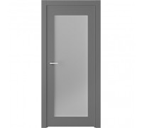 Дверь Belwooddoors Межкомнатная дверь Кремона 1 со стеклом Эмаль графит