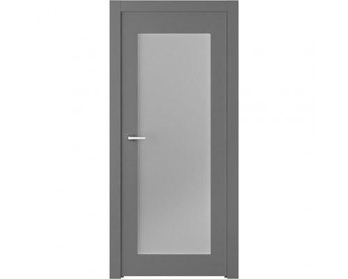 Дверь Belwooddoors Межкомнатная дверь Кремона 1 со стеклом Эмаль графит Дверь Belwooddoors Межкомнатная дверь Кремона 1 со стеклом Эмаль графит