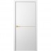 Дверь Belwooddoors Межкомнатная дверь Avesta 1H Молдинг Золото глухая Эмаль белый