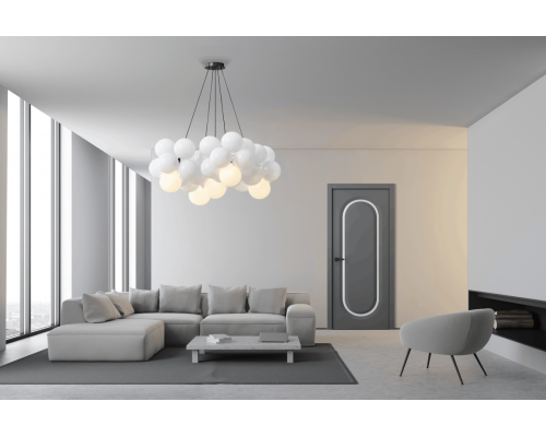 Дверь Belwooddoors Межкомнатная дверь Аргентум 1D со стеклом Эмаль светло-серый Дверь Belwooddoors Межкомнатная дверь Аргентум 1D со стеклом Эмаль светло-серый