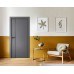 Дверь Belwooddoors Межкомнатная дверь Вега 1 Молдинг Черный глухая Эмаль шёлк