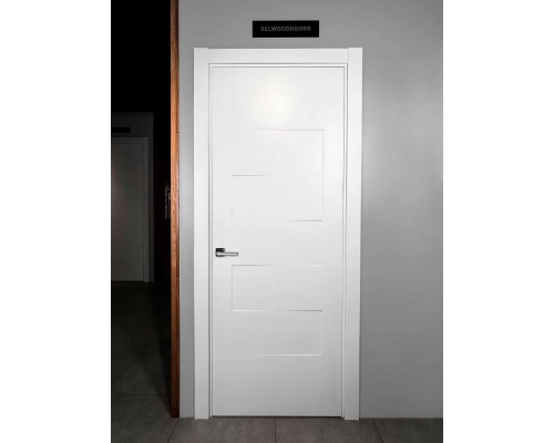 Дверь Belwooddoors Межкомнатная дверь Split глухая Эмаль белый