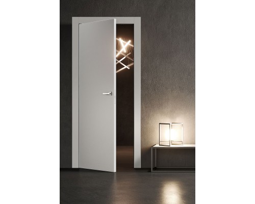Дверь Belwooddoors Межкомнатная дверь Спейс с зеркалом Стекло Лакобель чёрный