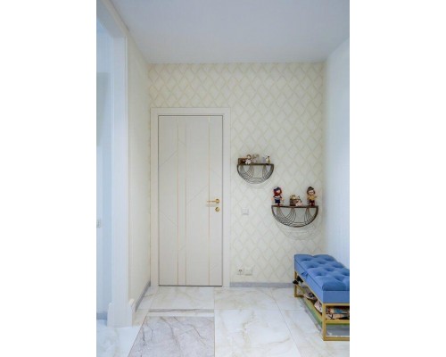 Дверь Belwooddoors Межкомнатная дверь Флекс 1 Молдинг Золото глухая Эмаль заказной Дверь Belwooddoors Межкомнатная дверь Флекс 1 Молдинг Золото глухая Эмаль заказной