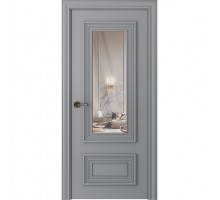 Дверь Belwooddoors Межкомнатная дверь Палаццо 2 со стеклом Эмаль светло-серый