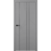 Дверь Belwooddoors Межкомнатная дверь Флекс 1 Молдинг Чёрный глухая Эмаль светло-серый