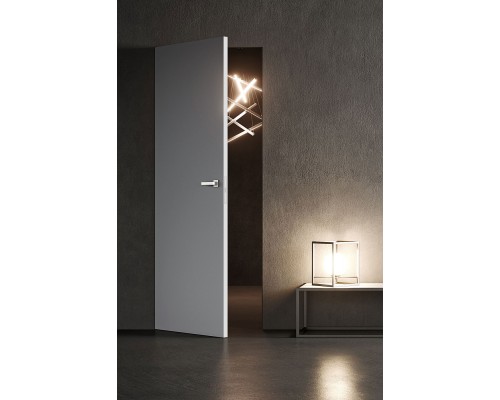 Дверь Belwooddoors Межкомнатная дверь Спейс с зеркалом Стекло Лакобель чёрный