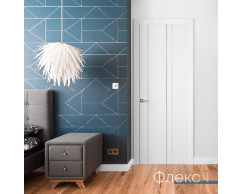 Дверь Belwooddoors Межкомнатная дверь Флекс 1 Молдинг Хром глухая Эмаль графит Дверь Belwooddoors Межкомнатная дверь Флекс 1 Молдинг Хром глухая Эмаль графит