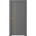 Дверь Belwooddoors Межкомнатная дверь Вега 1 Молдинг Золото глухая Эмаль графит
