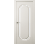 Дверь Belwooddoors Межкомнатная дверь Аргентум 1D со стеклом Эмаль жемчуг