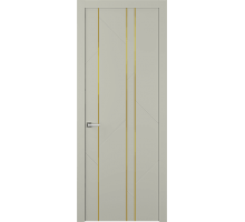 Дверь Belwooddoors Межкомнатная дверь Флекс 1 Молдинг Золото глухая Эмаль шёлк