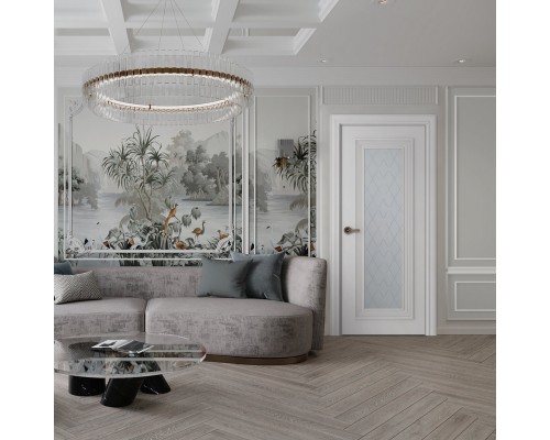 Дверь Belwooddoors Межкомнатная дверь Палаццо 1 со стеклом Эмаль жемчуг Дверь Belwooddoors Межкомнатная дверь Палаццо 1 со стеклом Эмаль жемчуг