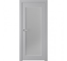 Дверь Belwooddoors Межкомнатная дверь Кремона 1 со стеклом Эмаль светло-серый
