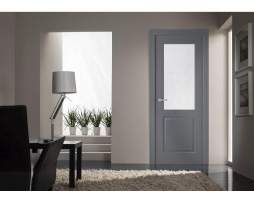 Дверь Belwooddoors Межкомнатная дверь Alta со стеклом Эмаль жемчуг Дверь Belwooddoors Межкомнатная дверь Alta со стеклом Эмаль жемчуг