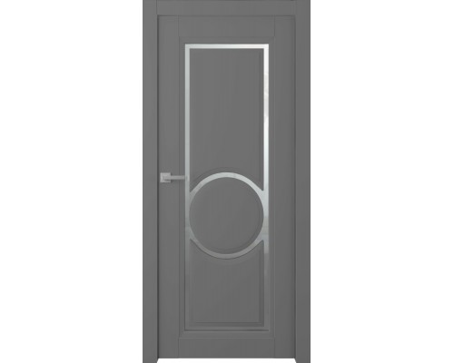 Дверь Belwooddoors Межкомнатная дверь Аурум 3R со стеклом Эмаль графит