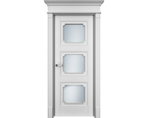 Ассоль Межкомнатная Дверь Атлас Риан-33 ПО белая эмаль