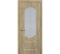 Дверь Мариам Сиена-2 со стеклом Дуб песочный