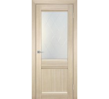 Дверь Мариам ТЕХНО-702 со стеклом Капучино