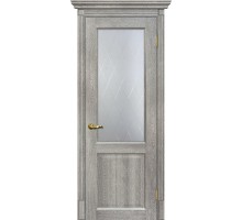 Дверь Мариам Тоскана-1 со стеклом Чиаро гриджио