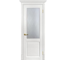 Дверь Мариам Тоскана-1 со стеклом Пломбир