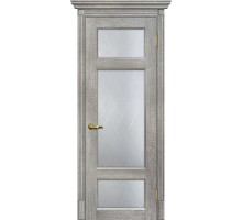 Дверь Мариам Тоскана-3 со стеклом Чиаро гриджио