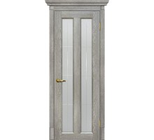 Дверь Мариам Тоскана-5 со стеклом Чиаро гриджио