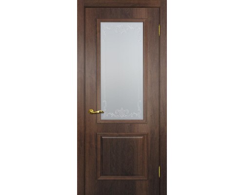 Дверь Мариам Верона 1 со стеклом Дуб сан-томе
