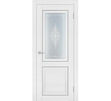 Дверь Profilo Porte PST-27 со стеклом белый ясень