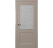 Albero межкомнатная дверь Рим Серый Гранд со стеклом