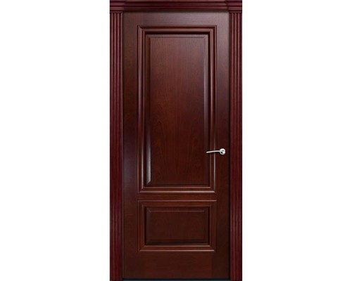 Межкомнатная дверь Milyana Бристоль Премиум Красное дерево Без стекла