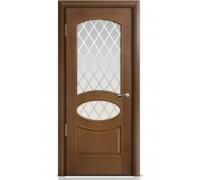 Межкомнатная дверь Milyana Рим Палисандр со стеклом Готика