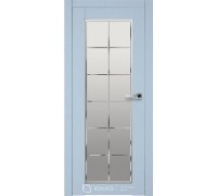 Юкка Межкомнатная дверь Аллюр 4 стекло мателюкс с гравировкой