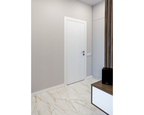 Дверь Belwooddoors Межкомнатная дверь Твинвуд 1 глухая Эмаль белый