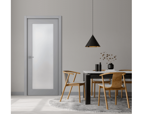Дверь Belwooddoors Межкомнатная дверь Стелла 1 со стеклом Эмаль графит Дверь Belwooddoors Межкомнатная дверь Стелла 1 со стеклом Эмаль графит