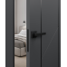 Дверь Belwooddoors Межкомнатная дверь Флекс 1 Молдинг Чёрный глухая Эмаль светло-серый