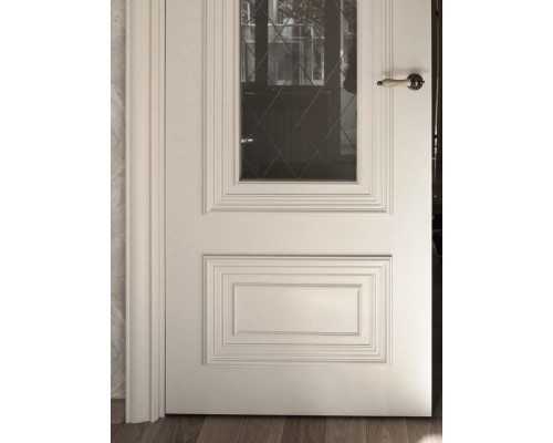 Дверь Belwooddoors Межкомнатная дверь Палаццо 2 со стеклом Эмаль белый Дверь Belwooddoors Межкомнатная дверь Палаццо 2 со стеклом Эмаль белый