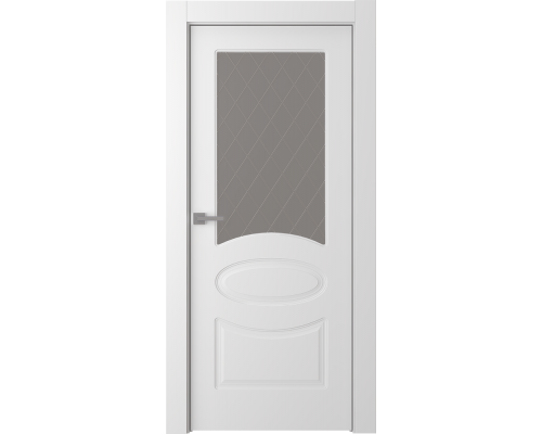 Дверь Belwooddoors Межкомнатная дверь Элина со стеклом Эмаль графит Дверь Belwooddoors Межкомнатная дверь Элина со стеклом Эмаль графит
