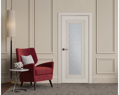 Дверь Belwooddoors Межкомнатная дверь Палаццо 1 со стеклом Эмаль жемчуг Дверь Belwooddoors Межкомнатная дверь Палаццо 1 со стеклом Эмаль жемчуг