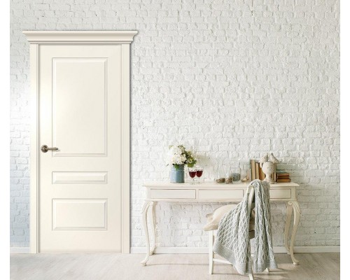 Дверь Belwooddoors Межкомнатная дверь Роялти глухая Эмаль жемчуг