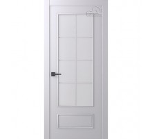 Дверь Belwooddoors Межкомнатная дверь Ламира 5 со стеклом Эмаль светло-серый