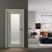 Дверь Belwooddoors Межкомнатная дверь Левел 1 со стеклом Эмаль светло-серый