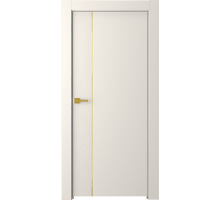 Дверь Belwooddoors Межкомнатная дверь Вега 1 Молдинг Золото глухая Эмаль жемчуг
