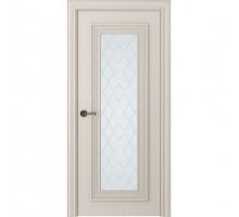 Дверь Belwooddoors Межкомнатная дверь Палаццо 1 со стеклом Эмаль жемчуг
