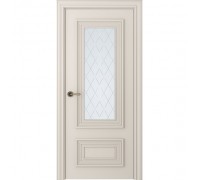 Дверь Belwooddoors Межкомнатная дверь Палаццо 2 со стеклом Эмаль жемчуг