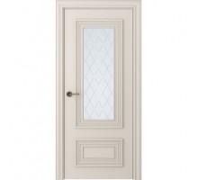Дверь Belwooddoors Межкомнатная дверь Палаццо 2 со стеклом Эмаль жемчуг