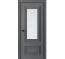 Дверь Belwooddoors Межкомнатная дверь Палаццо 2 со стеклом Эмаль графит