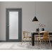 Дверь Belwooddoors Межкомнатная дверь Стелла 1 со стеклом Эмаль графит
