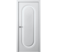 Дверь Belwooddoors Межкомнатная дверь Аргентум 1D со стеклом Эмаль белый